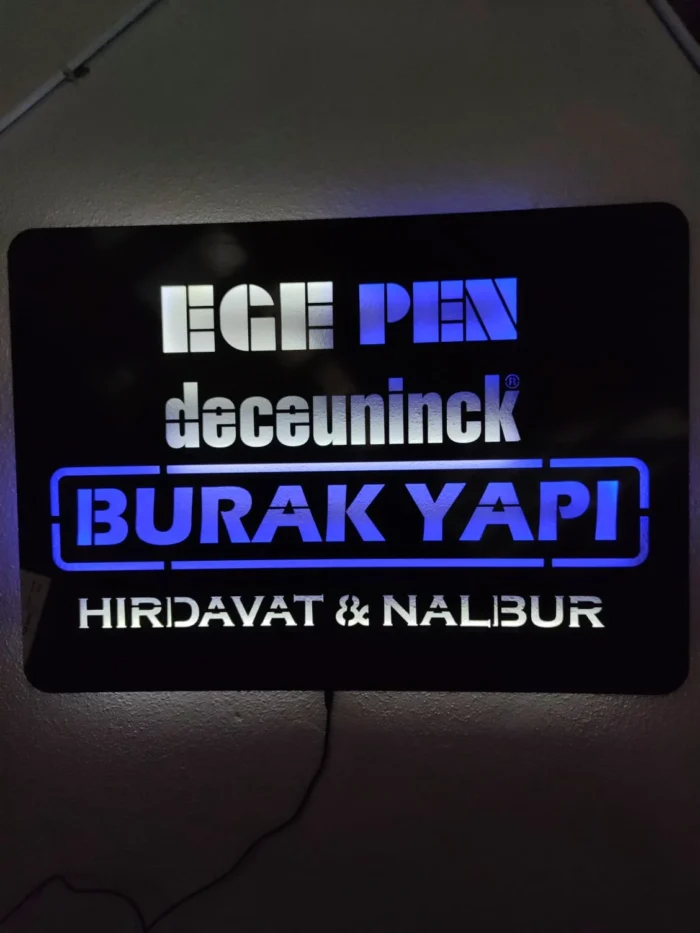 Kisiye veya Firmaya Ozel Logo Isikli Tablo4