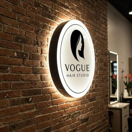 Logolara özel Işıklı Tabela 60x60