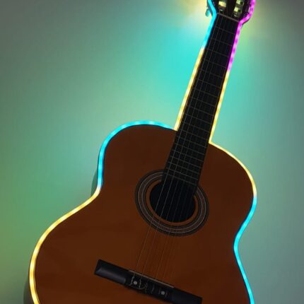 Sese uyarlık neon gitar ses sistemi