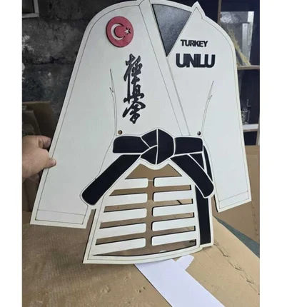 Karate ve Dövüş Sporları Madalya Askısı İsme Özel 40x40